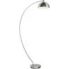 LINDBY LED Lampadaire à Intensité Variable 'Zara' En Aluminium Pour Salon & Salle à Manger - Nickel Mat -Lampadaire Soldes 2022 17461181 1