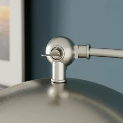 LINDBY LED Lampadaire à Intensité Variable 'Zara' En Aluminium Pour Salon & Salle à Manger - Nickel Mat -Lampadaire Soldes 2022 17461181 4