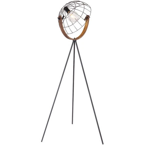 ETC-SHOP Lampe Sur Pied FILAMENT Lampe Sur Pied Trépied En Treillis De Bois Mobile Dans Un Ensemble Comprenant Des Ampoules LED 5 ETC-SHOP Lampe Sur Pied FILAMENT Lampe Sur Pied Trépied En Treillis De Bois Mobile Dans Un Ensemble Comprenant Des Ampoules LED – Image 3