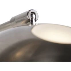 QAZQA Ibiza - LED Dimmable Lampadaire Avec Lampe De Lecture Moderne Variateur Inclus - 1 Lumière - H 180 Cm - Acier - - Éclairage Intérieur - Salon I Chambre I Cuisine I Salle à Manger - Acier -Lampadaire Soldes 2022 18082042 4