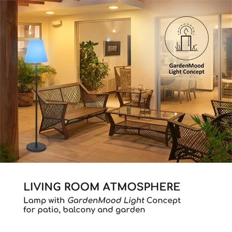 Blumfeldt Moody Solar ST Remote Lampe Solaire IP44 Ampoule LED RVB 4 Blumfeldt Moody Solar ST Remote Lampe Solaire IP44 Ampoule LED RVB – Image 2