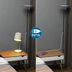 Anten RGB Lampadaire Led 25W Lampadaire Salon Avec Luminosité Réglable Lampe Sur Pied Led Compatible Avec Alexa Et Google Assistant Lampe Sur Pied Chambre Lumière à Choix 3000K-6000K -Lampadaire Soldes 2022 19028662 4