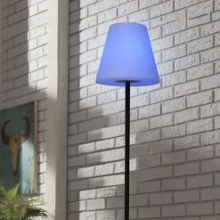 CÉMONJARDIN Lampadaire Solaire Extérieur LED