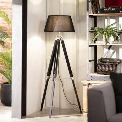 LEDKIA Lampadaire Naweza Noir - Noir -Lampadaire Soldes 2022 19712422 3