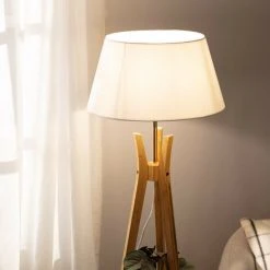 LEDKIA Lampadaire Qaanso Blanc - Blanc -Lampadaire Soldes 2022 19712431 4