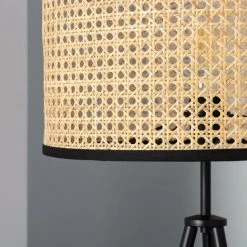 Lampadaire Rotin HuelaILUZZIA Naturel - Naturel -Lampadaire Soldes 2022 20288526 5