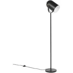BELIANI Lampadaire En Métal Noir 156 Cm - Noir