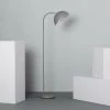 LEDKIA Lampadaire Bowlen Gris - Gris