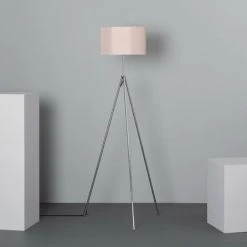 LEDKIA Lampadaire Métal Habari Rose - Rose