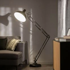 LEDKIA Lampadaire Métal Fizi Noir - Noir -Lampadaire Soldes 2022 22779530 5