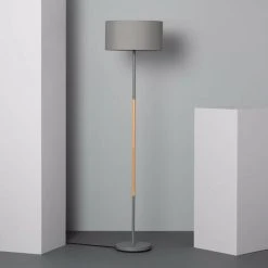 LEDKIA Lampadaire Silinda Gris - Gris