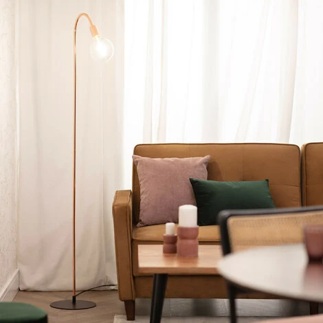 LEDKIA Lampadaire Induku Cuivre - Cuivre 4 LEDKIA Lampadaire Induku Cuivre - Cuivre – Image 2