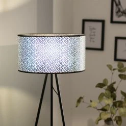 LEDKIA Lampadaire Métal Uncia Blanc - Noir - Blanc - Noir -Lampadaire Soldes 2022 22779629 3