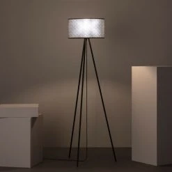 LEDKIA Lampadaire Métal Uncia Blanc - Noir - Blanc - Noir -Lampadaire Soldes 2022 22779629 5