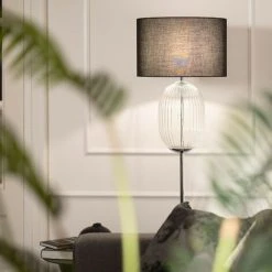 LEDKIA Lampadaire Métal Et Verre Menina Noir - Noir -Lampadaire Soldes 2022 22779648 3