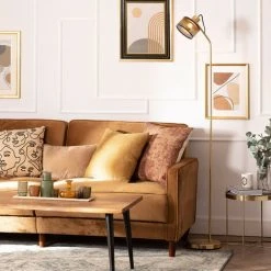 LEDKIA Lampadaire Métal Paulo Noir - Noir 8 LEDKIA Lampadaire Métal Paulo Noir - Noir -Lampadaire Soldes 2022 22779704 2