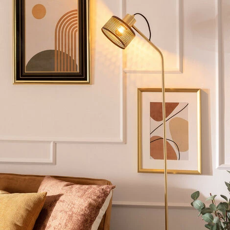 LEDKIA Lampadaire Métal Paulo Noir - Noir 5 LEDKIA Lampadaire Métal Paulo Noir - Noir – Image 3