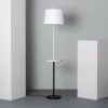 LEDKIA Lampadaire Bois Et Métal Mireia Blanc - Blanc