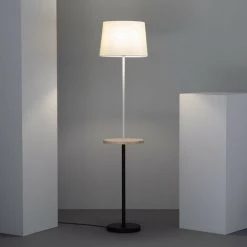 LEDKIA Lampadaire Bois Et Métal Mireia Blanc - Blanc -Lampadaire Soldes 2022 22779709 5