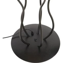 QAZQA Wimme - Lampadaire Design - 5 Lumière - H 150 Cm - Noir - Design - Éclairage Intérieur - Salon I Chambre I Cuisine I Salle à Manger - Noir -Lampadaire Soldes 2022 22974088 3