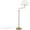 QAZQA Ladas - Lampe Sur Pied Bras Articulé Moderne - 1 Lumière - H 1500 Mm - Bronze - Moderne - Éclairage Intérieur - Salon I Chambre - Bronze -Lampadaire Soldes 2022 22974100 1