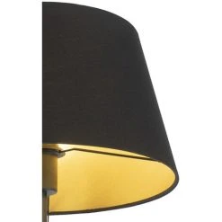 QAZQA Ladas - Lampe Sur Pied Bras Articulé Moderne - 1 Lumière - H 1500 Mm - Noir - Moderne - Éclairage Intérieur - Salon I Chambre - Noir -Lampadaire Soldes 2022 22974102 5