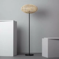 LEDKIA Lampadaire Bambu Atamach Naturel - Naturel