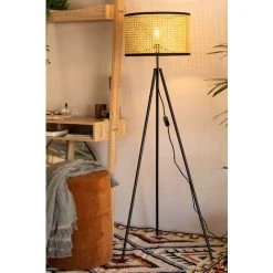 Lampadaire En Rotin Elias SKLUM Rotin - Marron Rotin -Lampadaire Soldes 2022 23743302 3