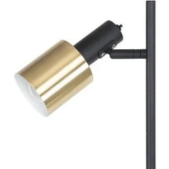 QAZQA Stijn - Lampadaire Moderne - 2 Lumière - H 1560 Mm - Doré/Laiton - Moderne - Éclairage Intérieur - Salon I Chambre - Doré/Laiton -Lampadaire Soldes 2022 23955256 5