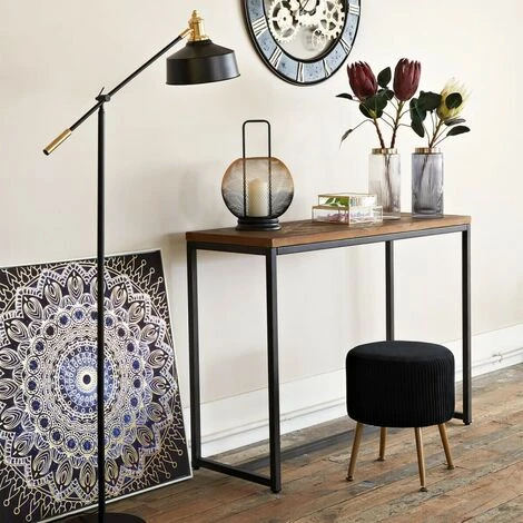 Lampadaire Noir Et Or Flower Atmosphera - Noir - Noir Et Or 4 Lampadaire Noir Et Or Flower Atmosphera - Noir - Noir Et Or – Image 2