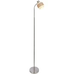 ETC-SHOP Lampadaire Vintage Beige-gris Flexo Spot Sur Pied éclairage De Salon Globo 54324-1S -Lampadaire Soldes 2022 24363437 5