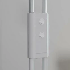 LUCANDE Lampadaire 'Medira' En Métal Pour Salon & Salle à Manger - Blanc, Doré -Lampadaire Soldes 2022 24869839 4