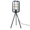 INTEMPORA Lampe De Table Métal Industrielle Noir Abat-Jour Forme Cage H61 CM - NOIR -Lampadaire Soldes 2022 24928788 1