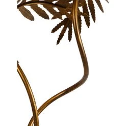 QAZQA Botanica - Lampadaire Rustique - 2 Lumière - H 187 Cm - Doré/Laiton - Rustique - Éclairage Intérieur - Salon I Chambre I Cuisine I Salle à Manger - Doré/Laiton -Lampadaire Soldes 2022 25096481 3