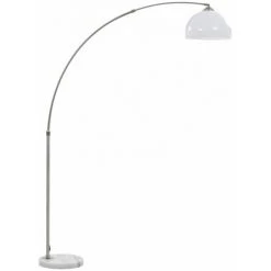 Hommoo Lampe A Arc 60 W Argente E27 200 Cm HDV23526 -Lampadaire Soldes 2022 25134329 3