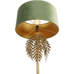 QAZQA Botanica - Lampadaire Avec Abat-jour Rustique - 1 Lumière - H 165 Cm - Vert - Rustique - Éclairage Intérieur - Salon I Chambre - Vert -Lampadaire Soldes 2022 25525094 5