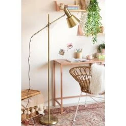 Lampadaire Yulen SKLUM Laiton Doré - Doré -Lampadaire Soldes 2022 25652989 2