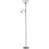 Lampadaire Liseuse Nickel UP 1 Eglo - E27 -Lampadaire Soldes 2022 2599617 1