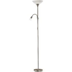 Lampadaire Liseuse Nickel UP 1 Eglo - E27