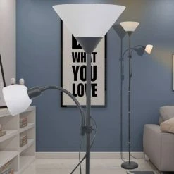 TRUE DEAL Lampadaire Noir