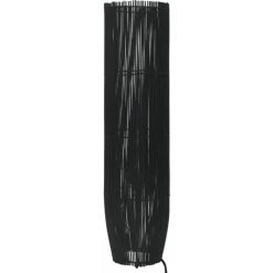 TRUE DEAL Lampadaire Sur Pied Osier Noir 61 Cm E27