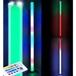 ETC-SHOP Lampadaire LED RVB Télécommande Lampe Sur Pied éclairage Design Salon Dimmable -Lampadaire Soldes 2022 26376229 5