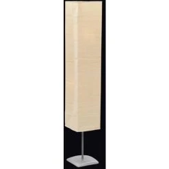 ASUPERMALL Lampe A Pied De Salon 135 Cm Alu Creme