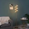KOSILUM Lampadaire Contemporain Doré à Verres Ambrés - Ambrosia - Ambre 2 KOSILUM Lampadaire Contemporain Doré à Verres Ambrés - Ambrosia - Ambre -Lampadaire Soldes 2022 26527356 1