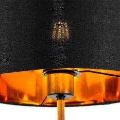 QAZQA Vt - Lampadaire Avec Abat-jour Moderne - 1 Lumière - H 150 Cm - Noir - Moderne - Éclairage Intérieur - Salon I Chambre I Cuisine I Salle à Manger - Noir -Lampadaire Soldes 2022 26691818 5