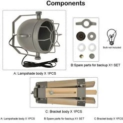 BARCELONA LED Lampe Sur Pied "Tachicom" | Gris - Gris -Lampadaire Soldes 2022 26799044 3