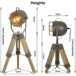 BARCELONA LED Lampe Sur Pied "Tachicom" | Gris - Gris -Lampadaire Soldes 2022 26799044 4