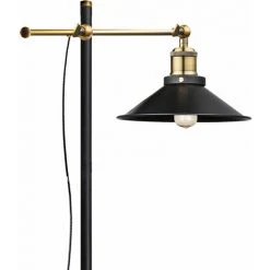 VINTAGE Lampadaire Salon Salle à Manger Côté Ancienne Lampe Laiton Réglable Globo 15053S -Lampadaire Soldes 2022 27096365 4