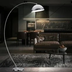 Lampe à Arc LED 18 Watts Uplighter Gradateur De Pied Lampadaire De Salle à Manger TRIO 429910107 -Lampadaire Soldes 2022 27097560 4