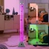 ETC-SHOP Colonne D'eau LED RGB Décoration De La Lampe Sur Pied 10 Poisson Stand Lampe Câble Interrupteur Changement De Couleur -Lampadaire Soldes 2022 27098138 1